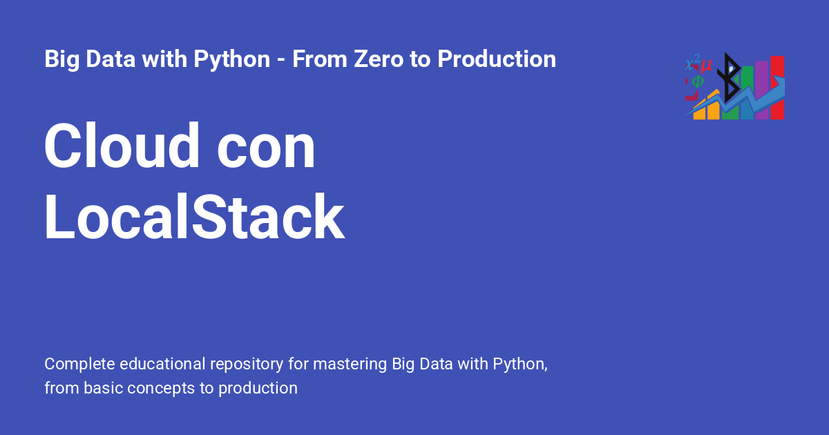 Cloud con LocalStack - Big Data with Python - From Zero to Production