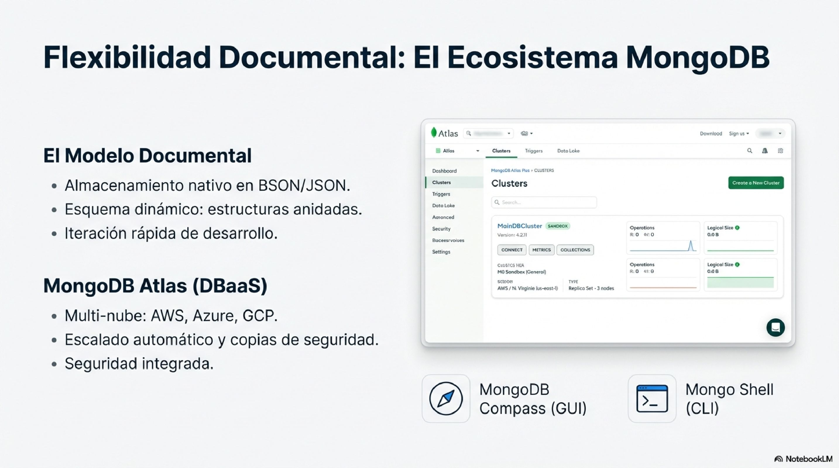 Flexibilidad Documental: MongoDB Atlas