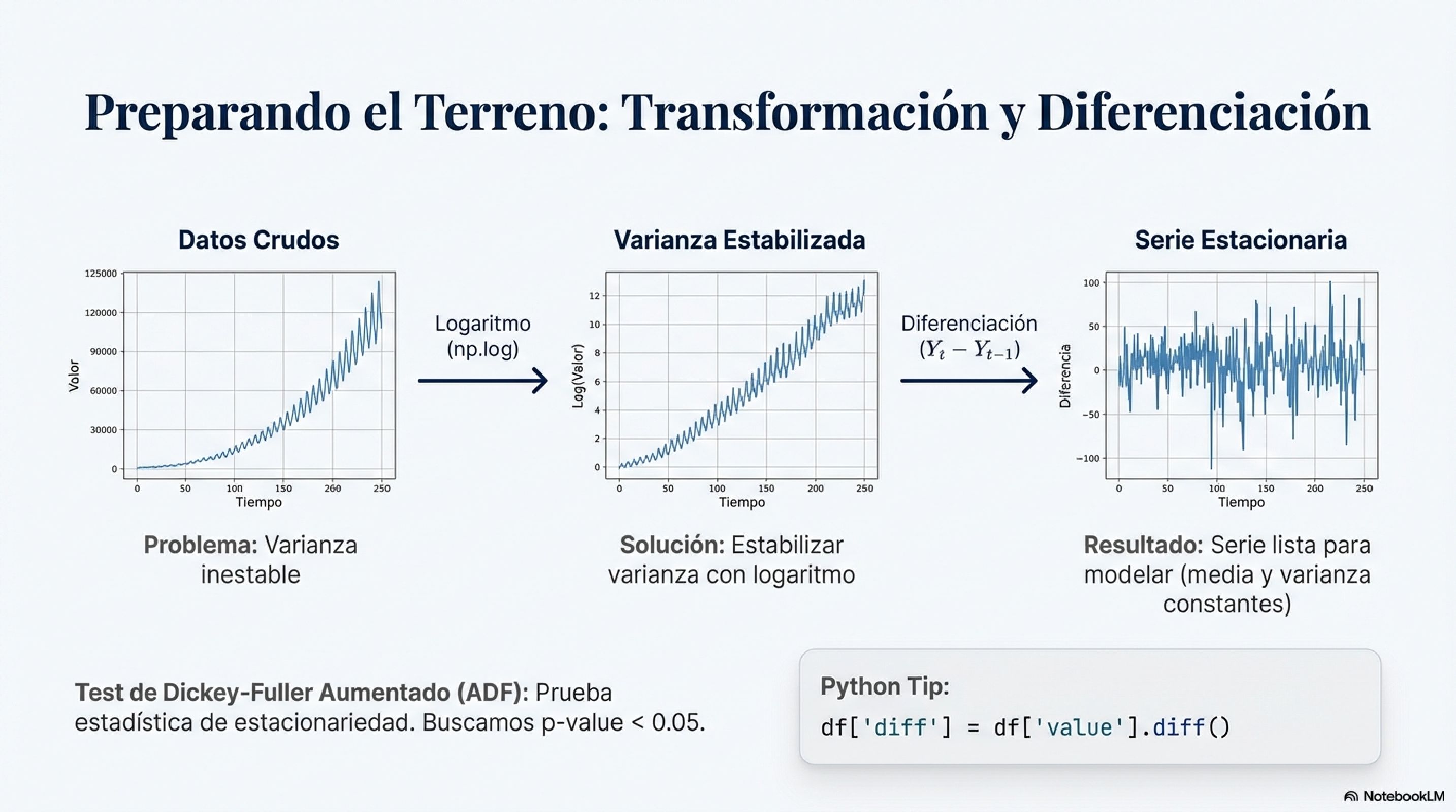 Preparando el Terreno: Transformacion y Diferenciacion