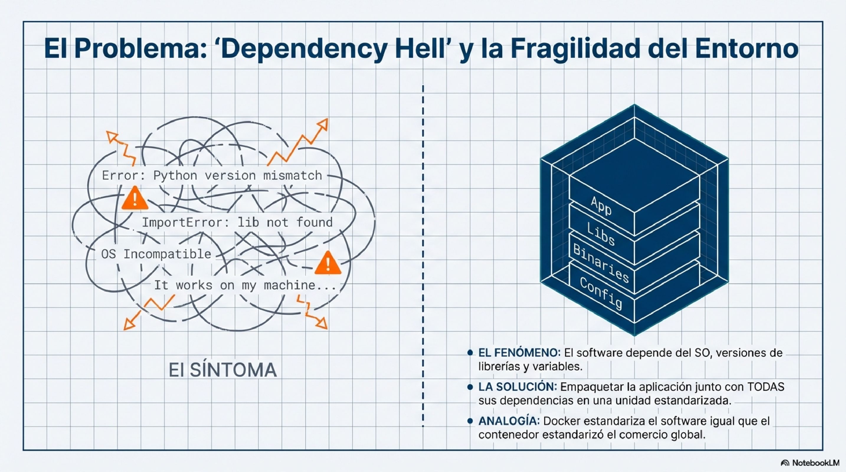 El Problema: Dependency Hell y la Fragilidad del Entorno